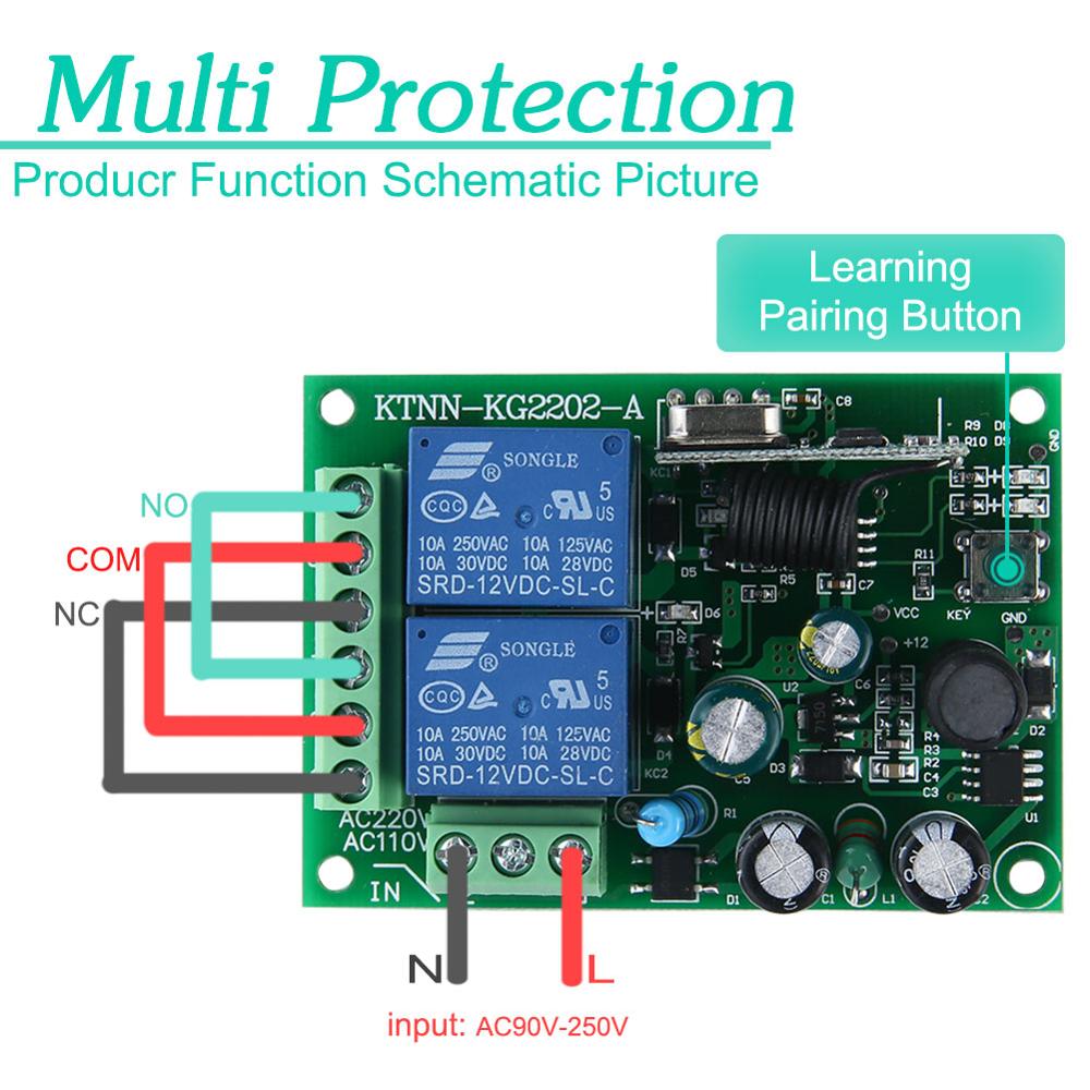 433Mhz Universal Wireless Remo - 433Mhz Receiver Module บทวิจารณ์และราคา