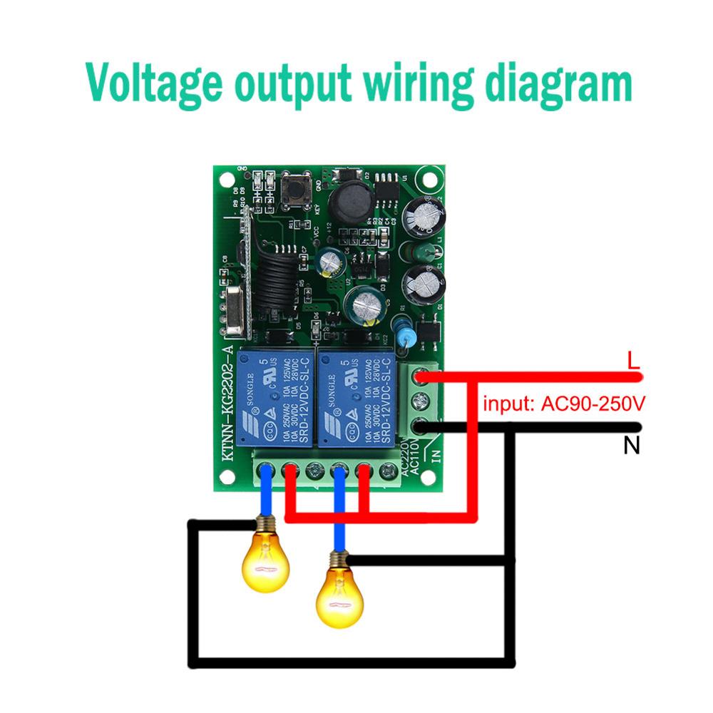 433Mhz Universal Wireless Remo - 433Mhz Receiver Module บทวิจารณ์และราคา