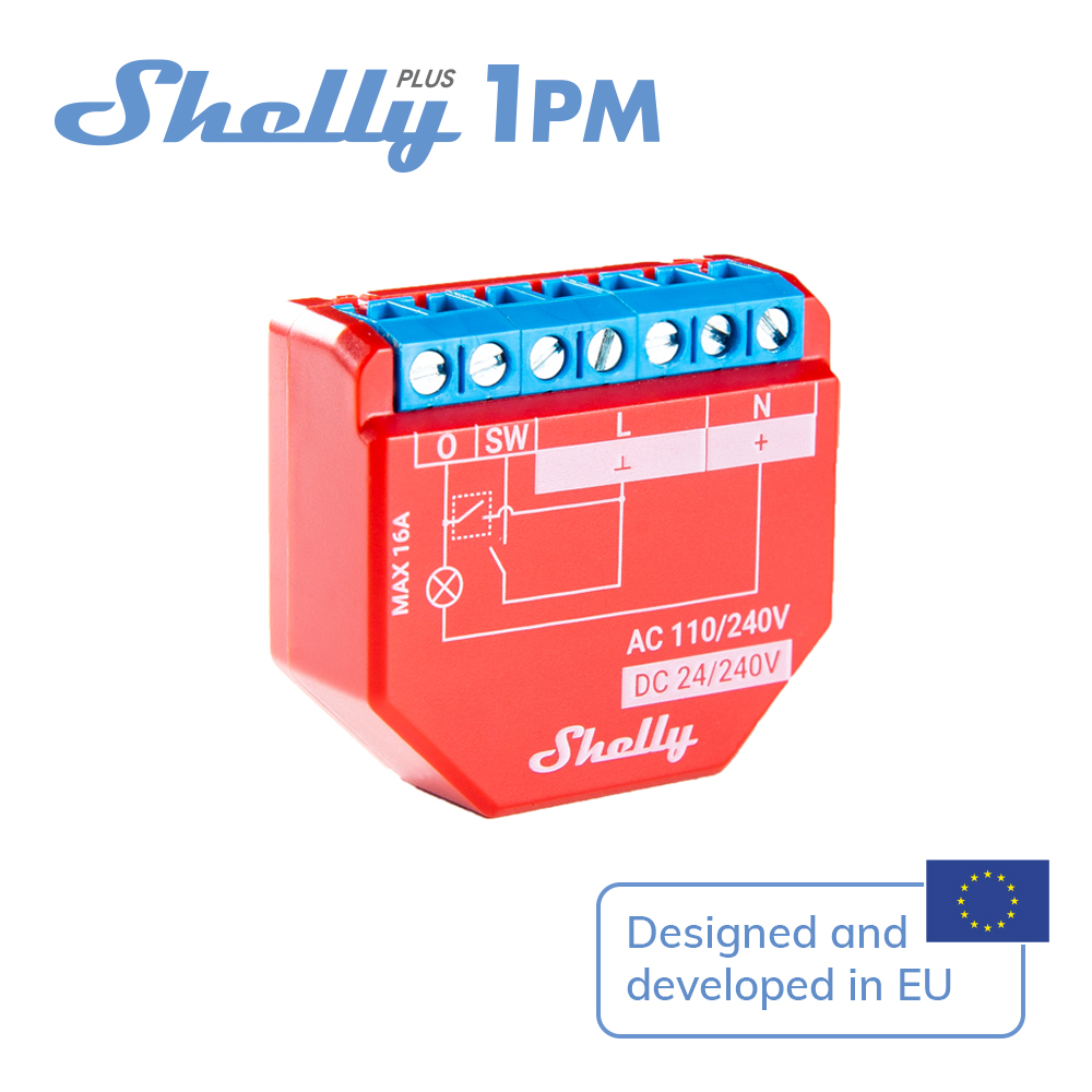 Shelly Plus 1PM Smart Home Lif - Shelly Relay Module บทวิจารณ์และราคา