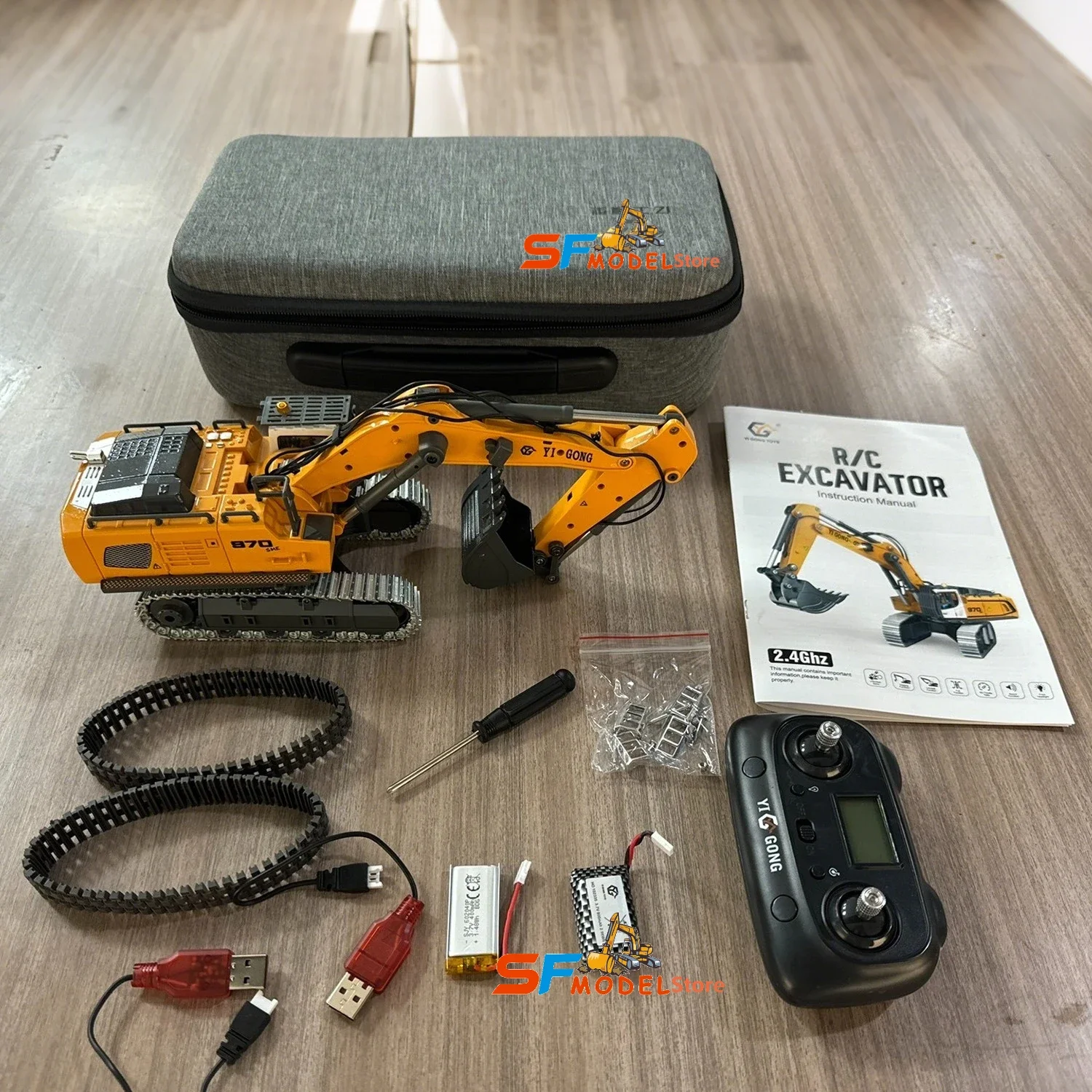 1/50 970 520 Mini RC Excavator - Home Automation Tutorial บทวิจารณ์และราคา