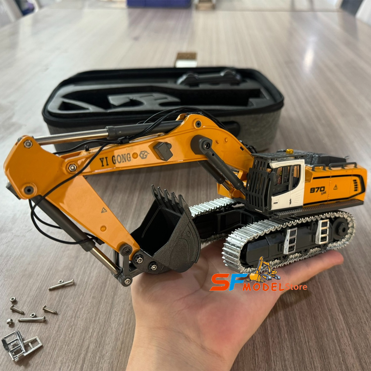 1/50 970 520 Mini RC Excavator - Home Automation Tutorial บทวิจารณ์และราคา