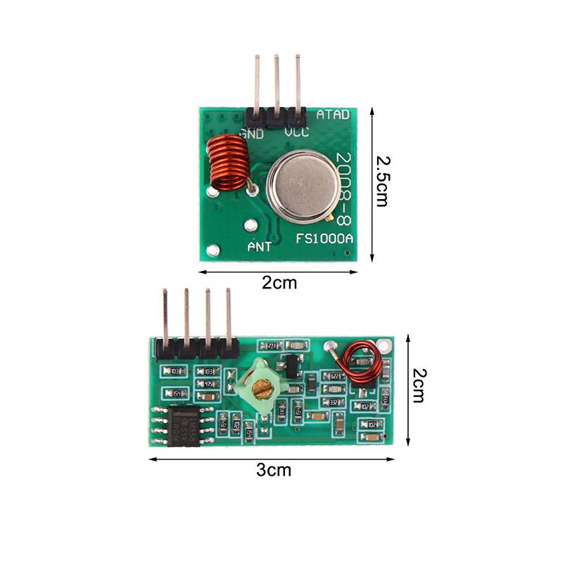 1/2Pcs 433MHZ 315MHZ Transmitt - 433Mhz Receiver Module บทวิจารณ์และราคา