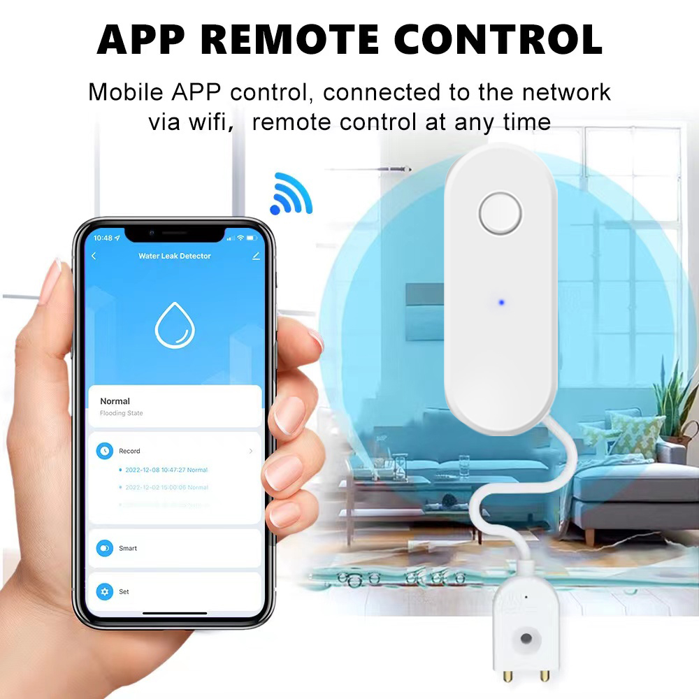Tuya WiFi Smart Water Leak Sen - Water Leak Detector Wired บทวิจารณ์และราคา