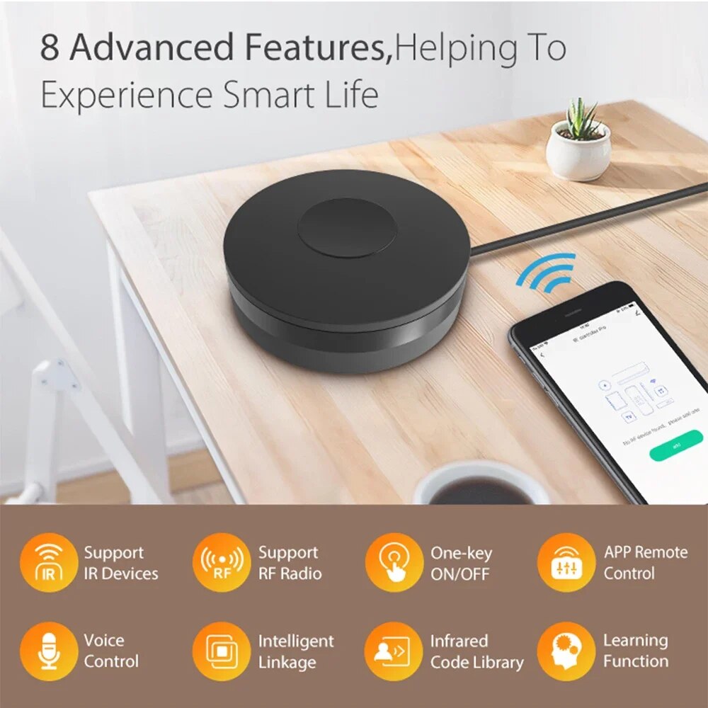 Tuya Smart Wifi RF IR Remote C - Ir Blaster Universal บทวิจารณ์และราคา