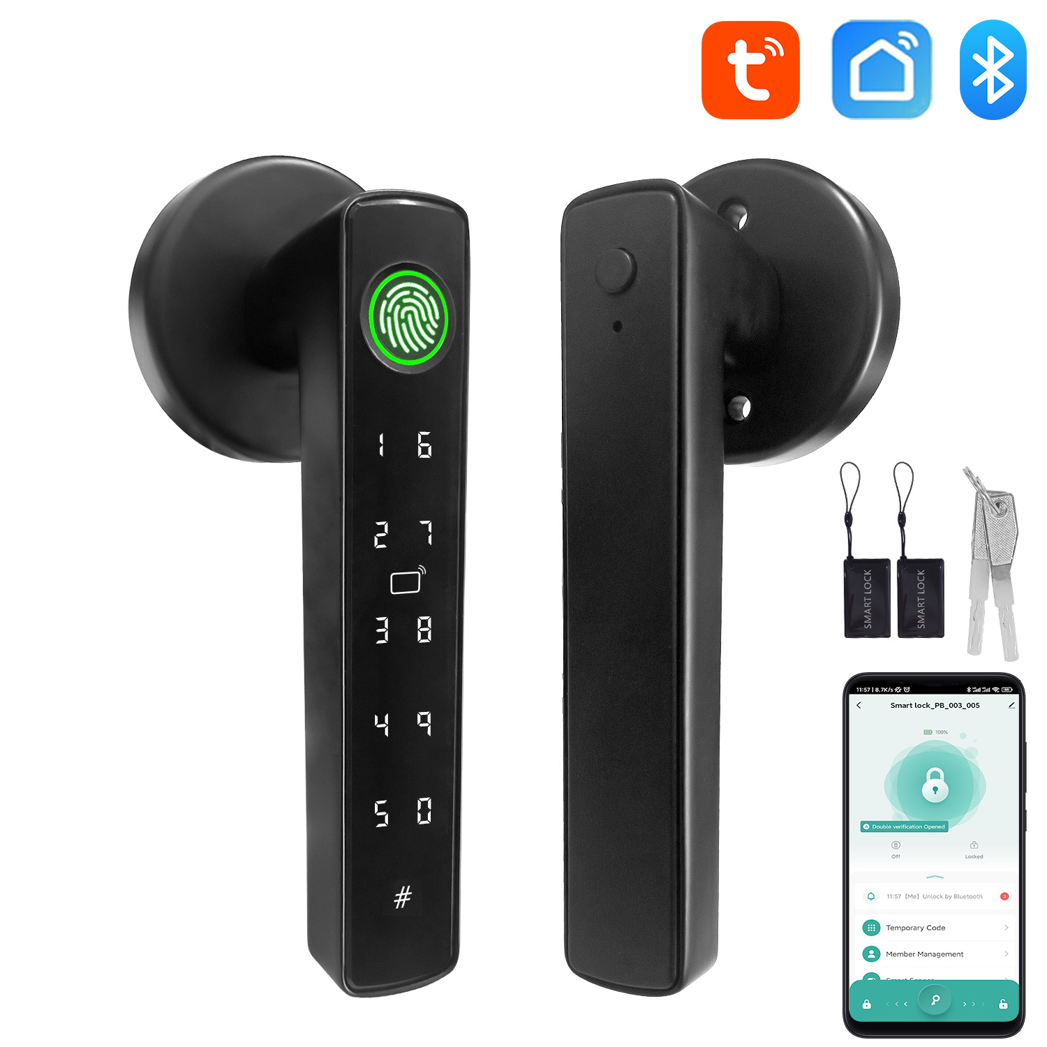 Tuya Smart Bluetooth Door Lock - Home Automation Tutorial บทวิจารณ์และราคา