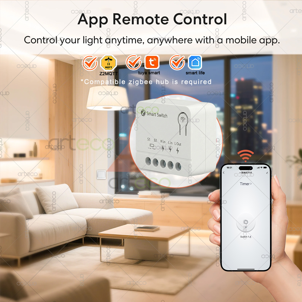 Zigbee Mini Breaker DIY Smart  - Diy Home Automation Controller บทวิจารณ์และราคา