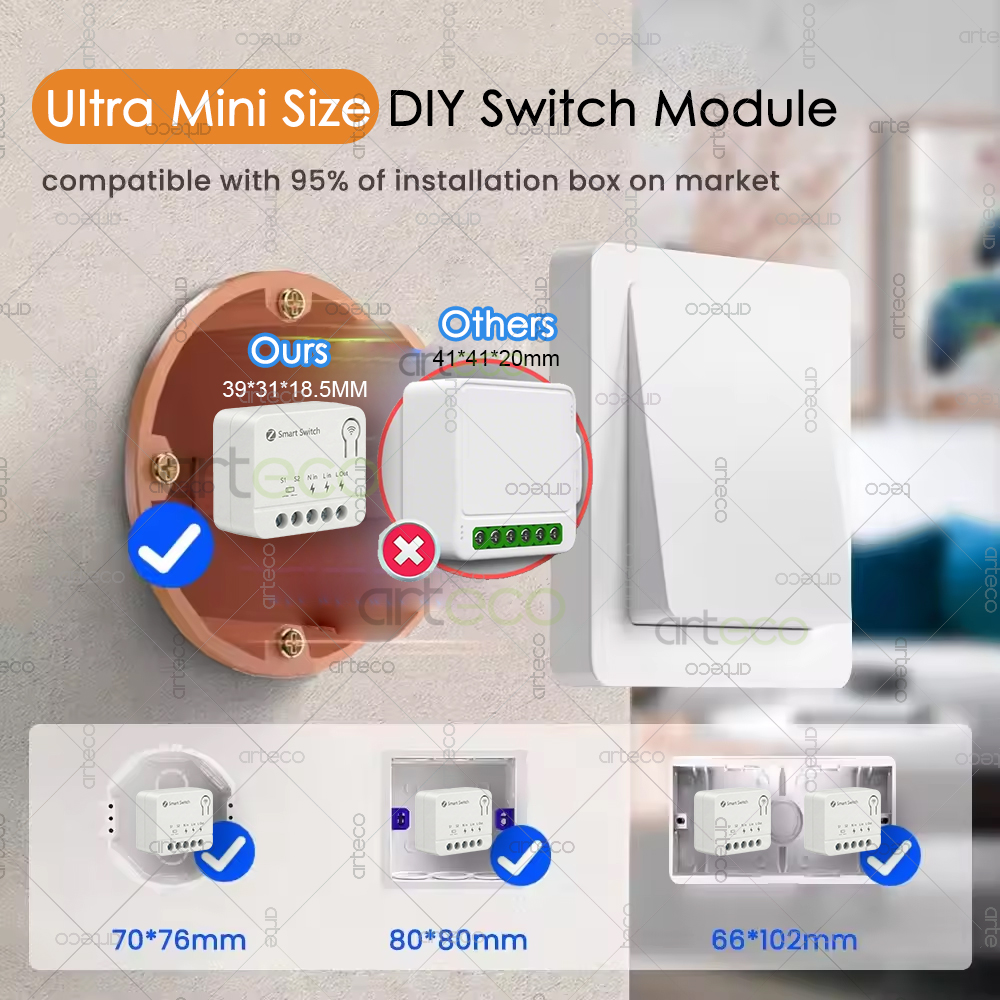 10A Zigbee Mini Smart Switch M - Diy Home Automation Controller บทวิจารณ์และราคา