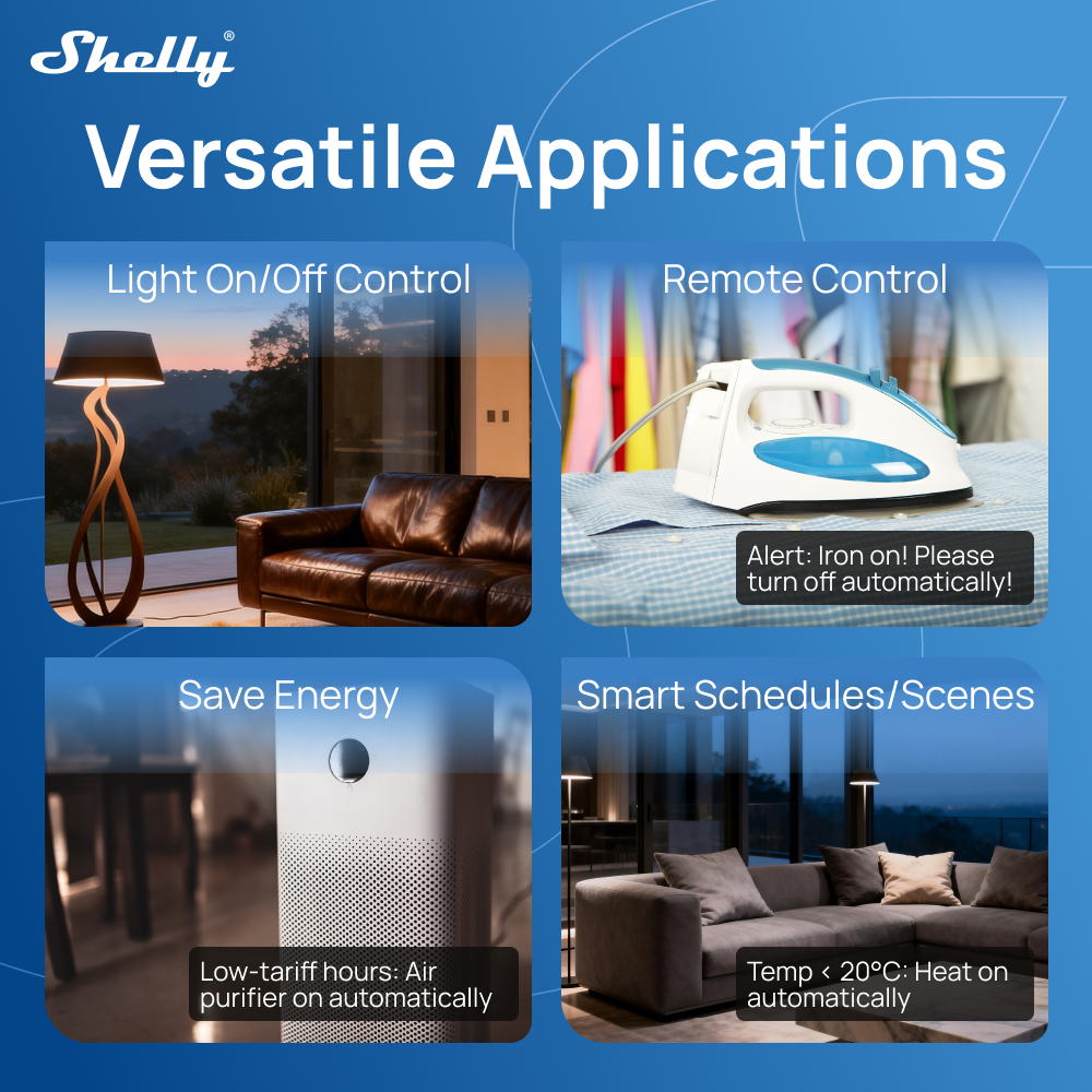 Shelly Power Strip 4 Gen4 Smar - Shelly Relay Module บทวิจารณ์และราคา
