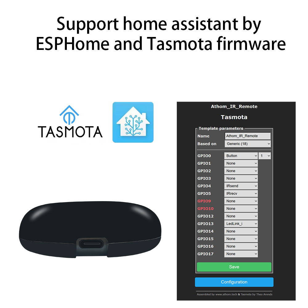 Tasmota MQTT IR Remote Control - Ir Blaster Universal บทวิจารณ์และราคา