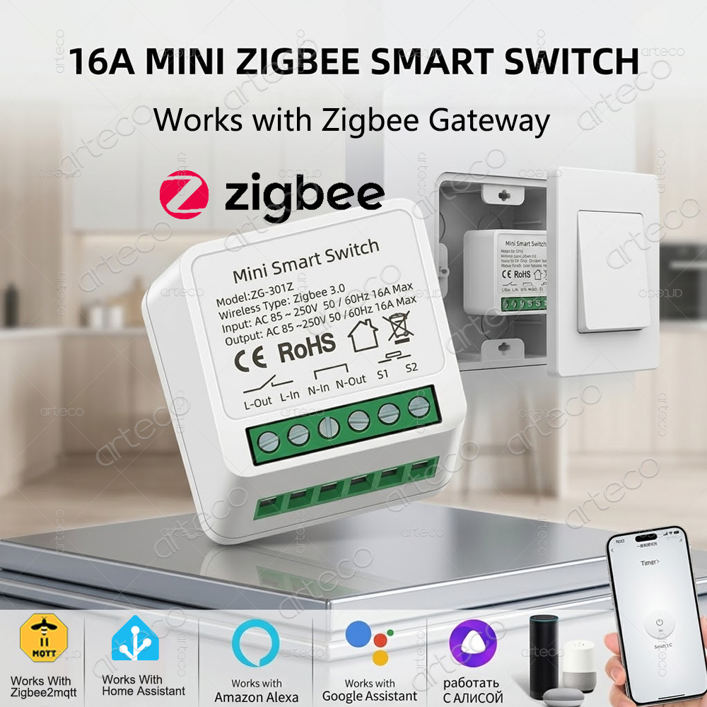 Mini Zigbee 3.0 Smart Switch 1 - Diy Home Automation Hub บทวิจารณ์และราคา